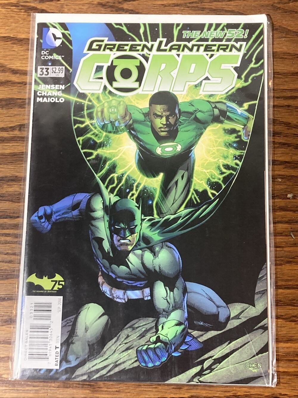 Green Lantern Corps #33 - Batman 75th Anniversary Cover (2014)